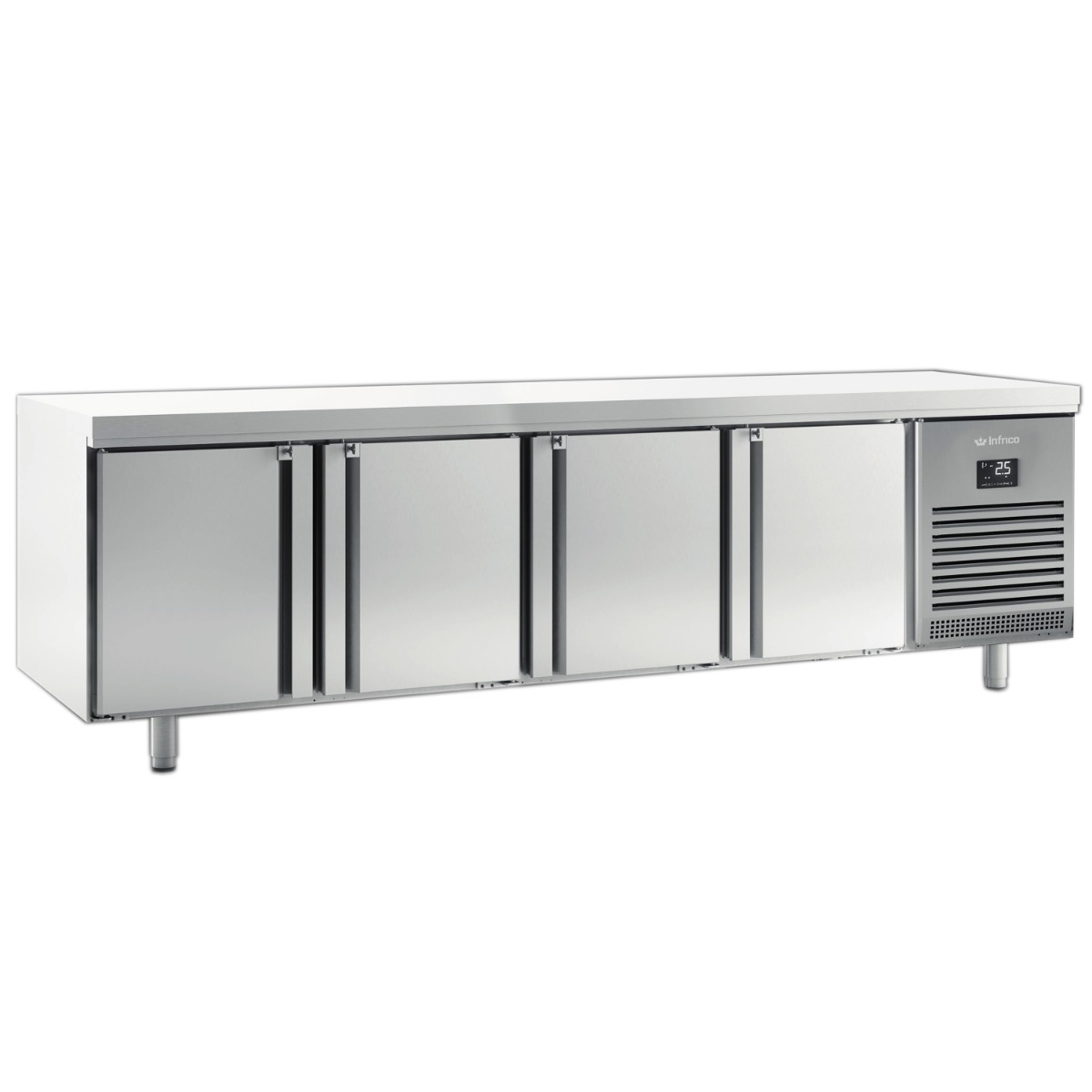 INFRICO 4 Door 800mm Depth Counter 845L - MR2750
