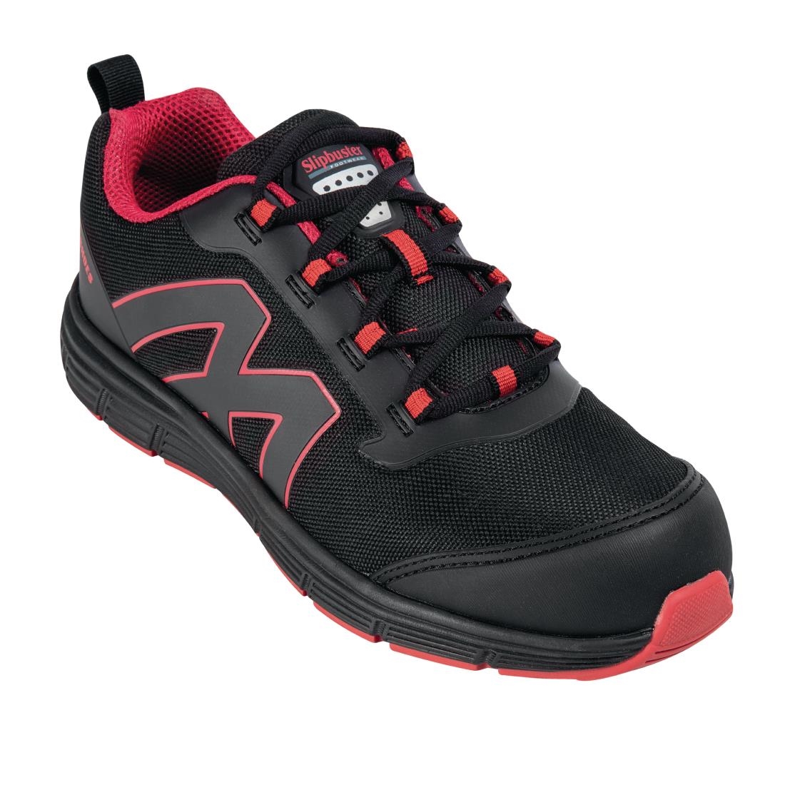 Slipbuster Mesh Safety Trainers Black 37