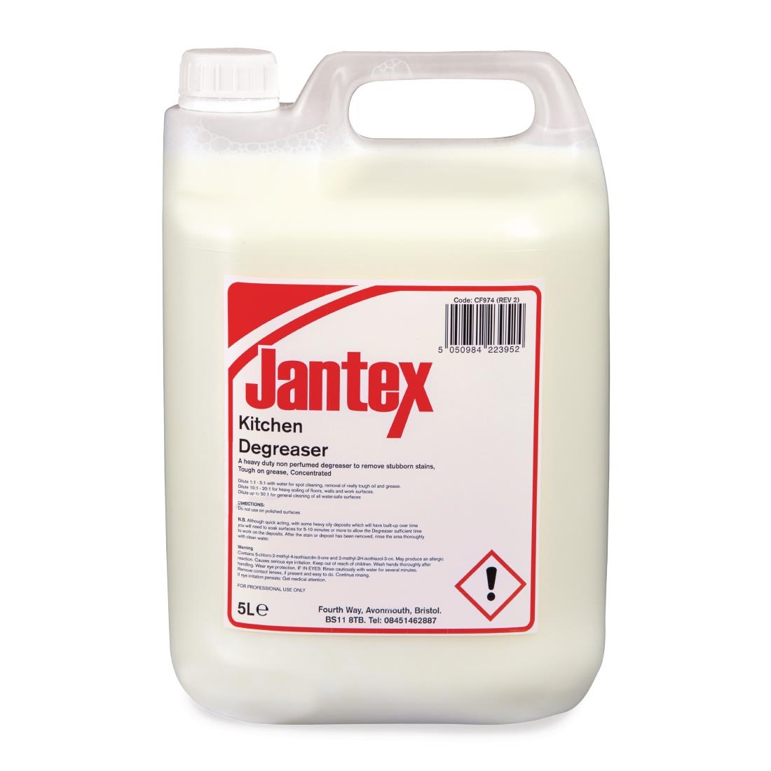 Jantex Kitchen Degreaser Concentrate 5Ltr