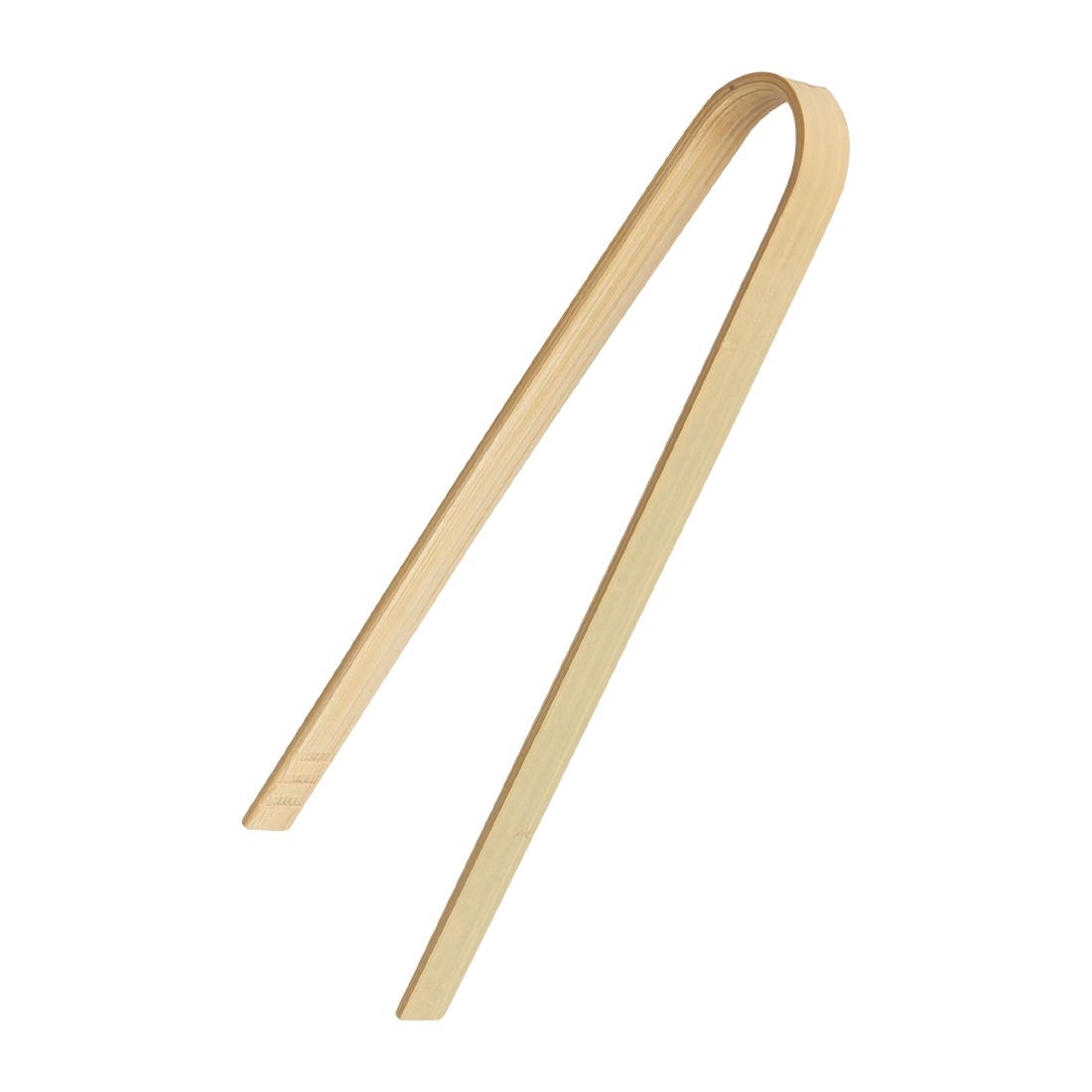 Fiesta Green Biodegradable Mini Bamboo Tongs (Pack of 50)