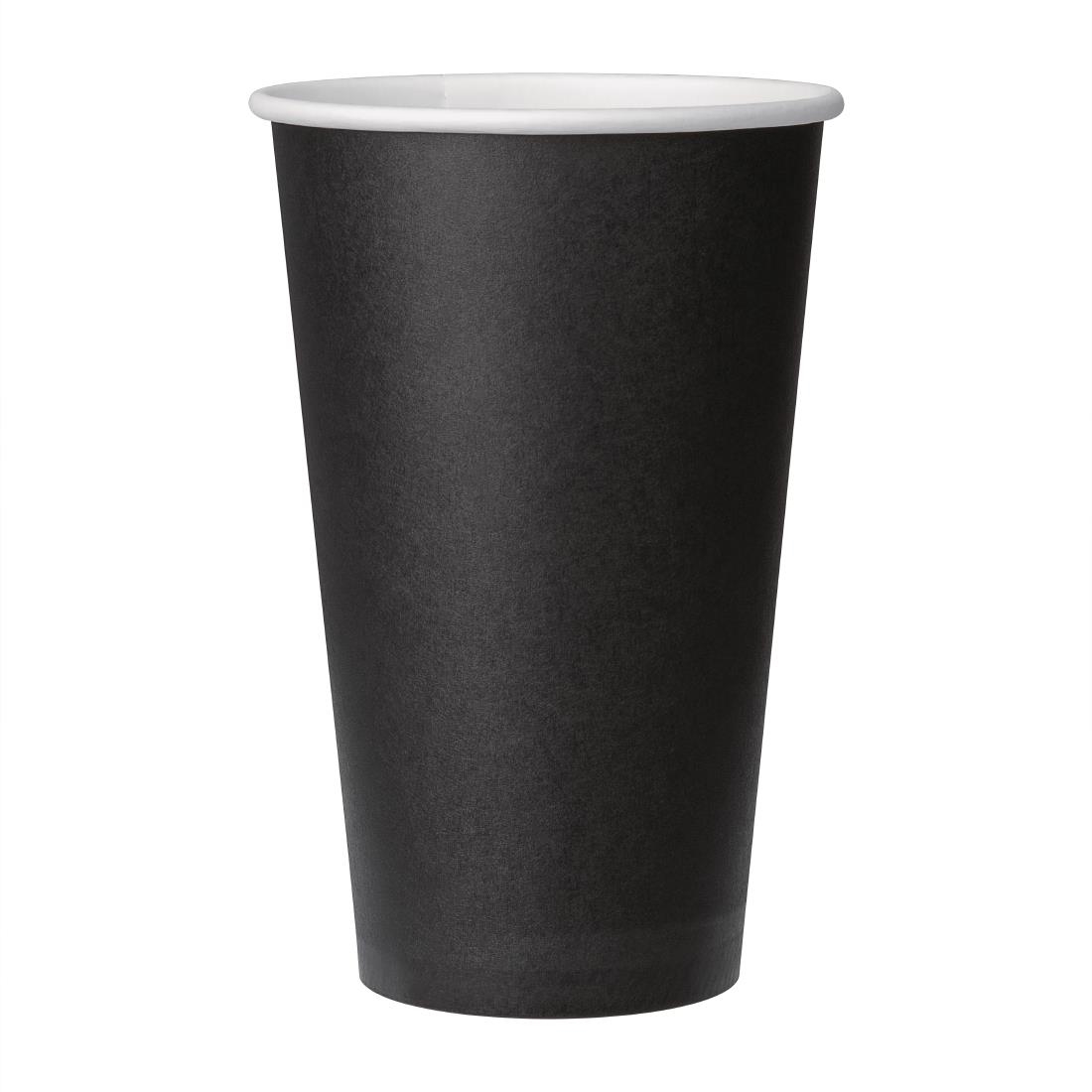 Fiesta Single Wall Takeaway Coffee Cups Black 455ml / 16oz (Pack of 1000)