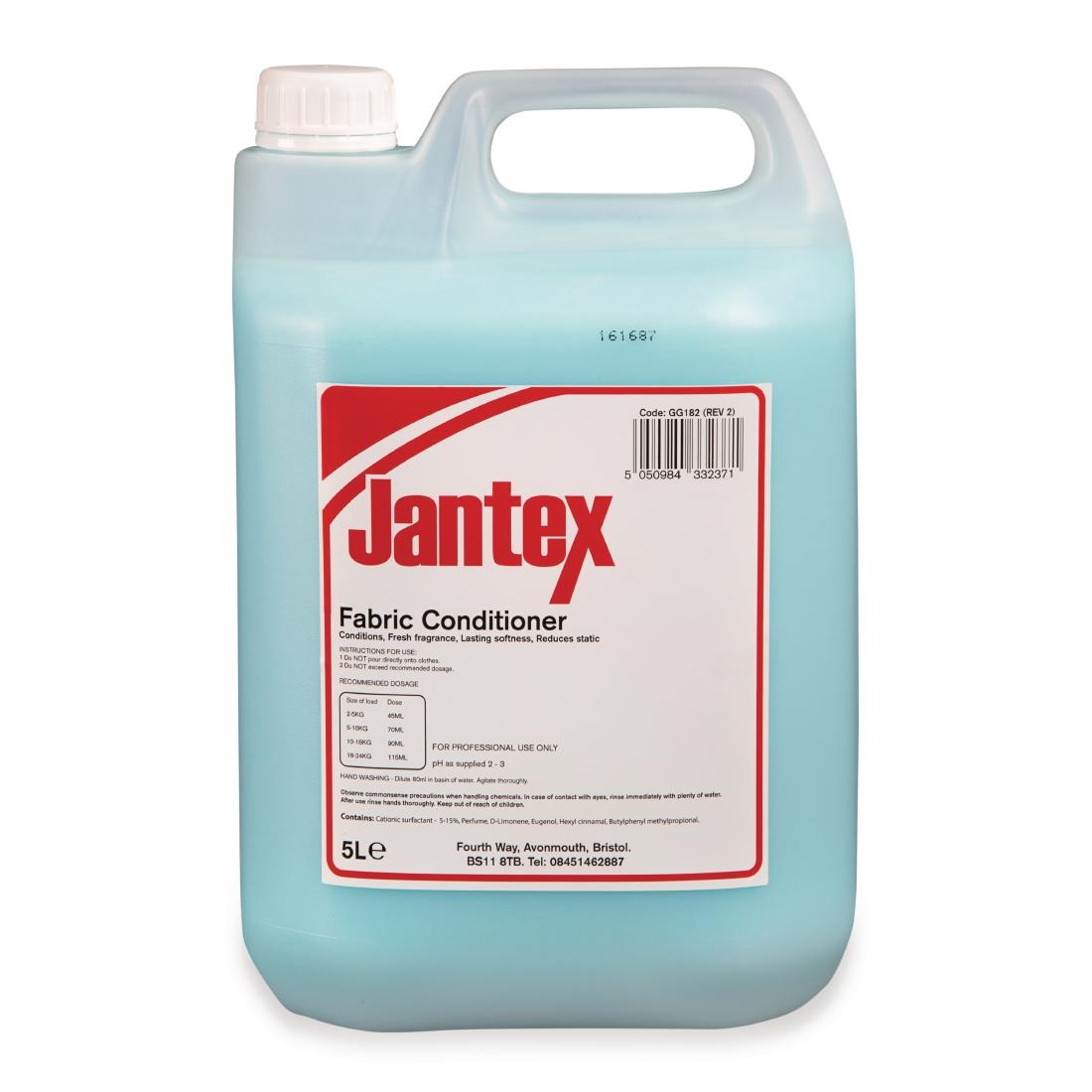 Jantex Fabric Conditioner Concentrate 5Ltr