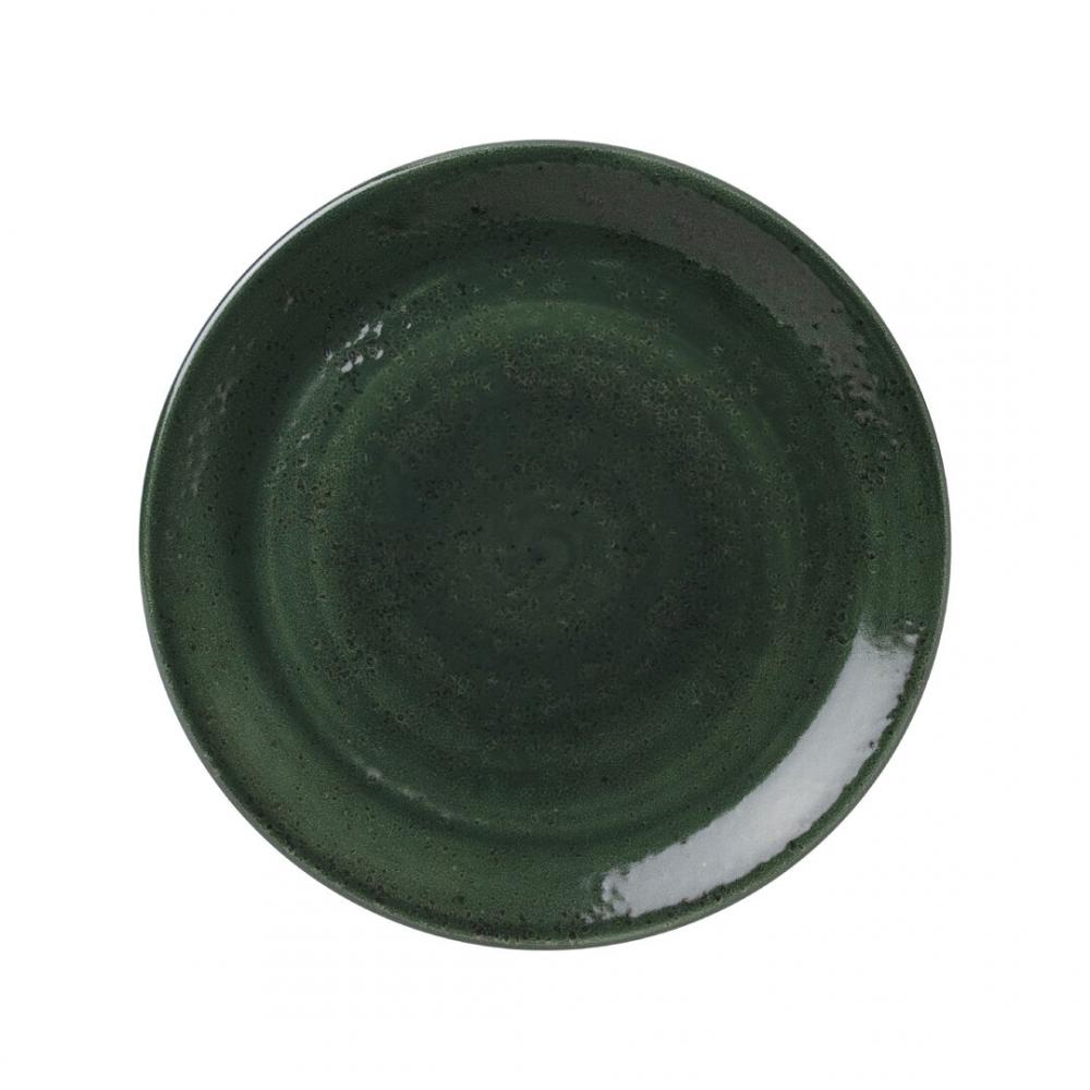 Vesuvius Burnt Emerald Coupe Plate 23cm (9) - 12030543 (Pack of 12)