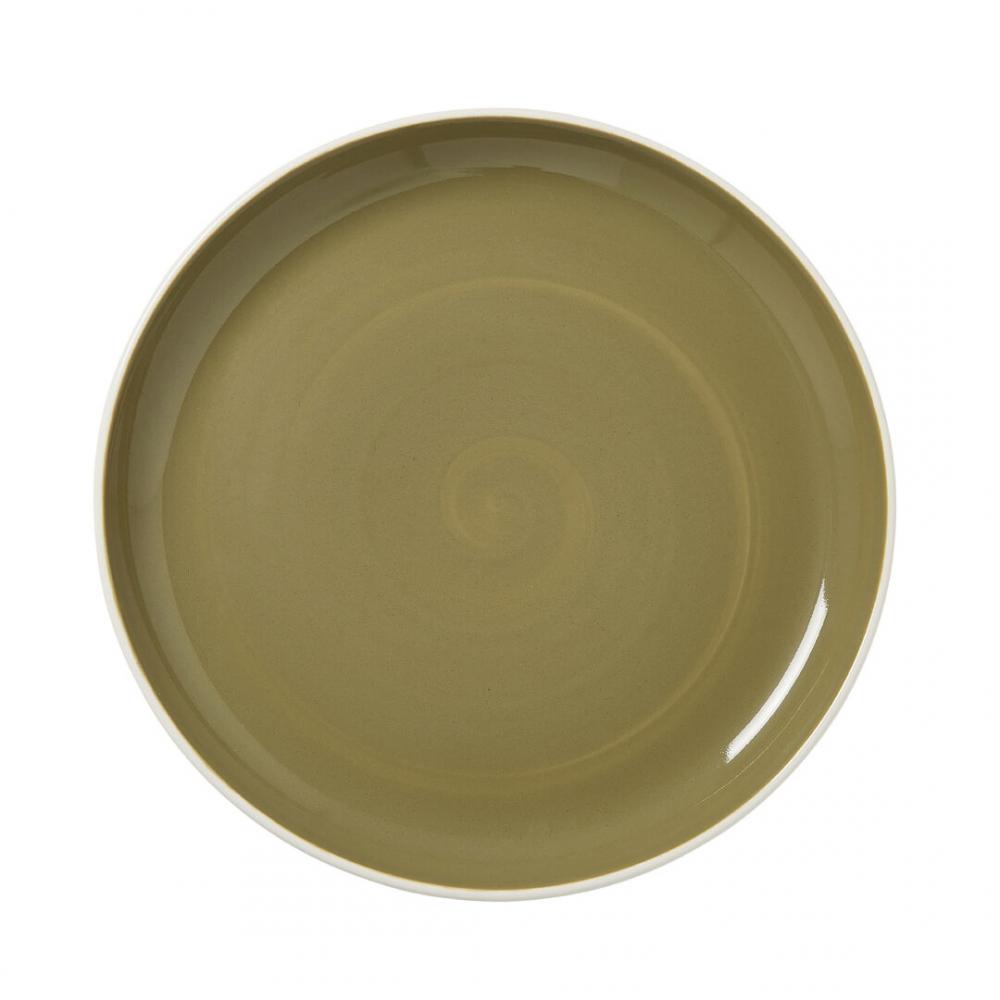 Nyx Olive Nordic Coupe Plate 28cm (11) - 12200639 (Pack of 12)