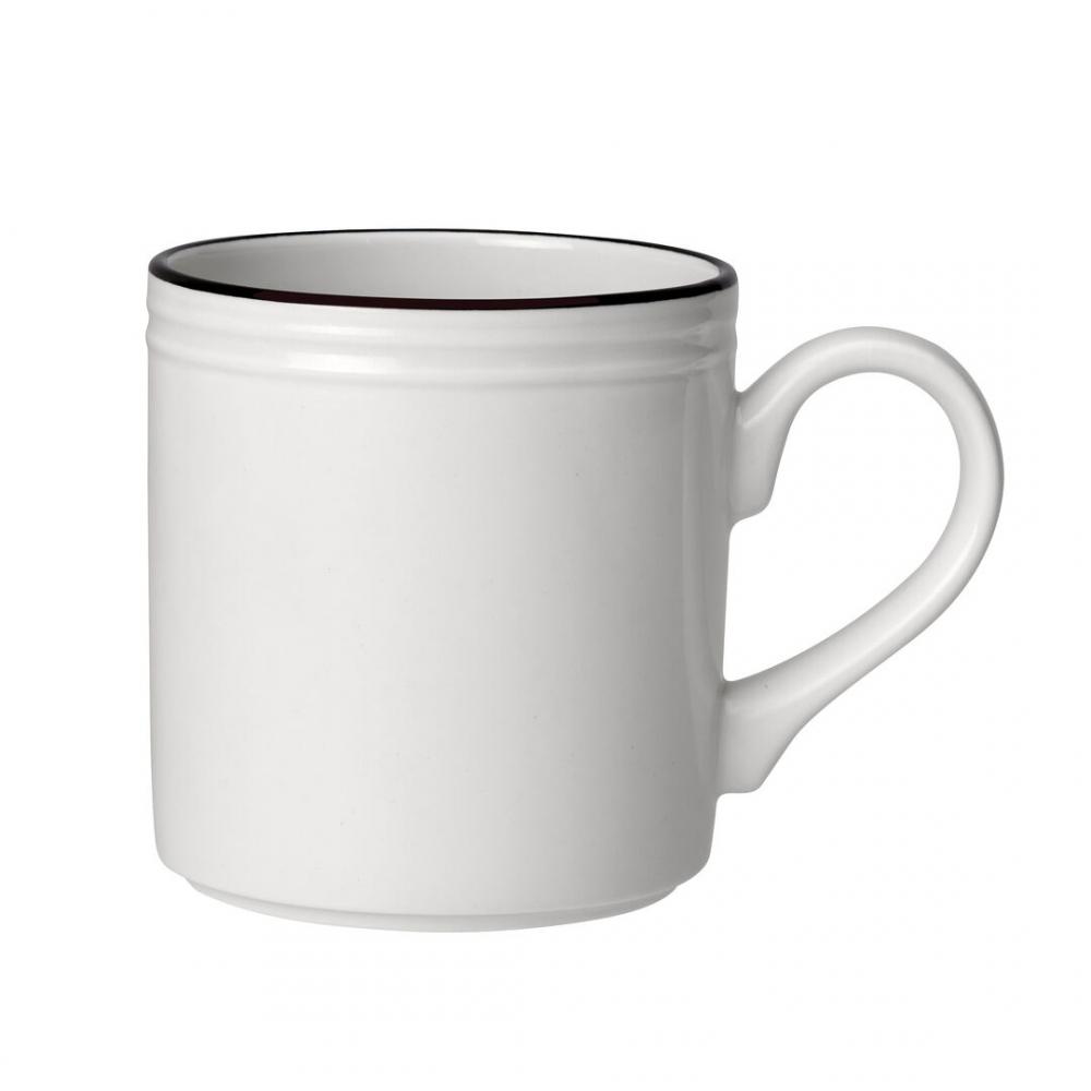 Bead Black Band Mug 28.5cl (10oz) - 1406X0135 (Pack of 12)