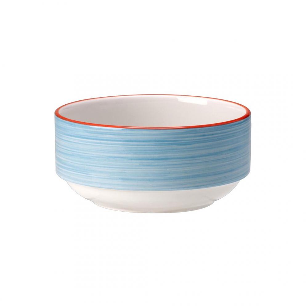 Rio Blue Unhandled Stacking Soup Cup 28.5cl (10oz) - 15310121 (Pack of 36)