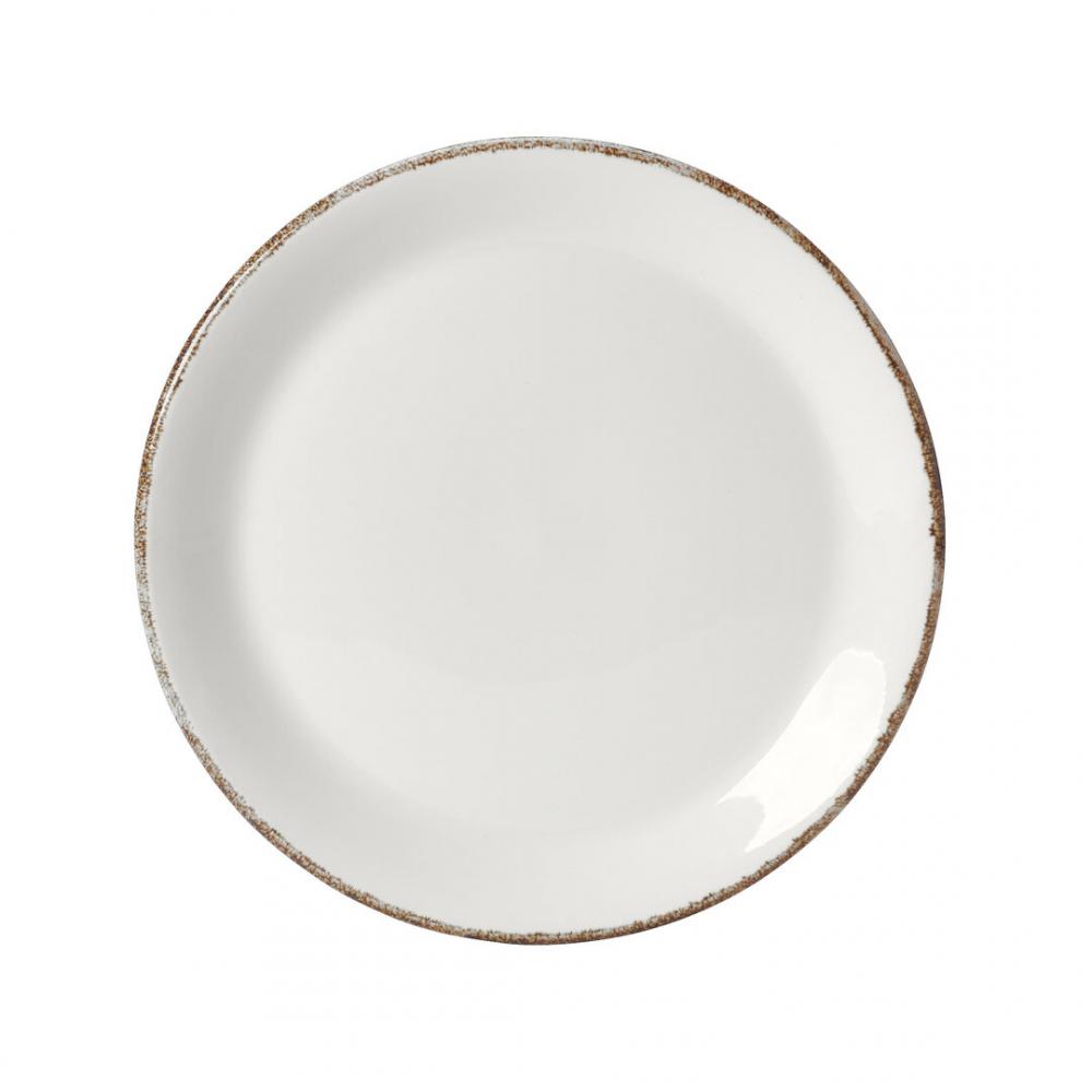 Brown Dapple Coupe Plate 23cm (9) - 17140543 (Pack of 24)