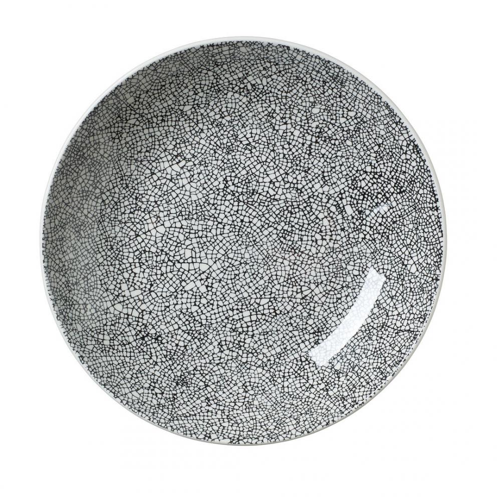 Ink Crackle Black Coupe Bowl 25.5cm 120.25cl (10 42 2/7oz) - 17600569 (Pack of 12)