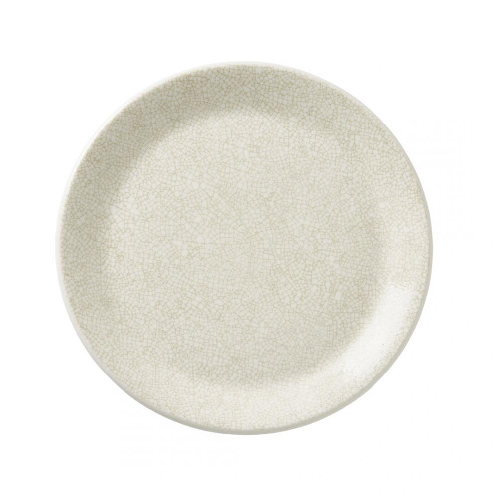 Crackle Reactive Taupe Coupe Plate 25.25cm (10) - 17680566 (Pack of 12)
