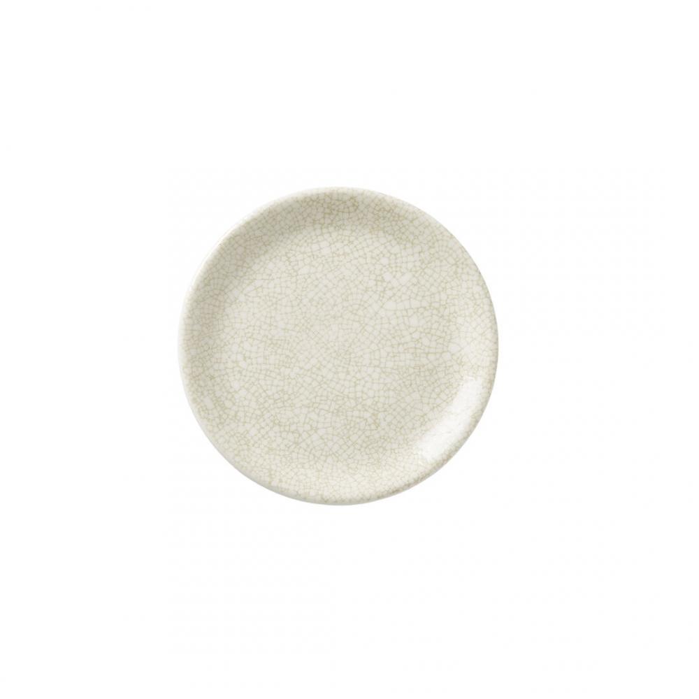 Crackle Reactive Taupe Coupe Plate 15.25cm (6) - 17680568 (Pack of 12)