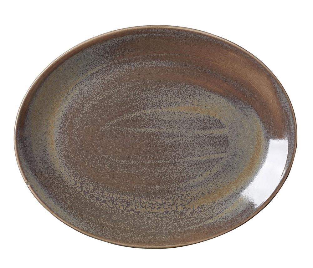 Revolution Granite Oval Coupe Plate 34.25cm (13 1/2) - 17750145 (Pack of 12)