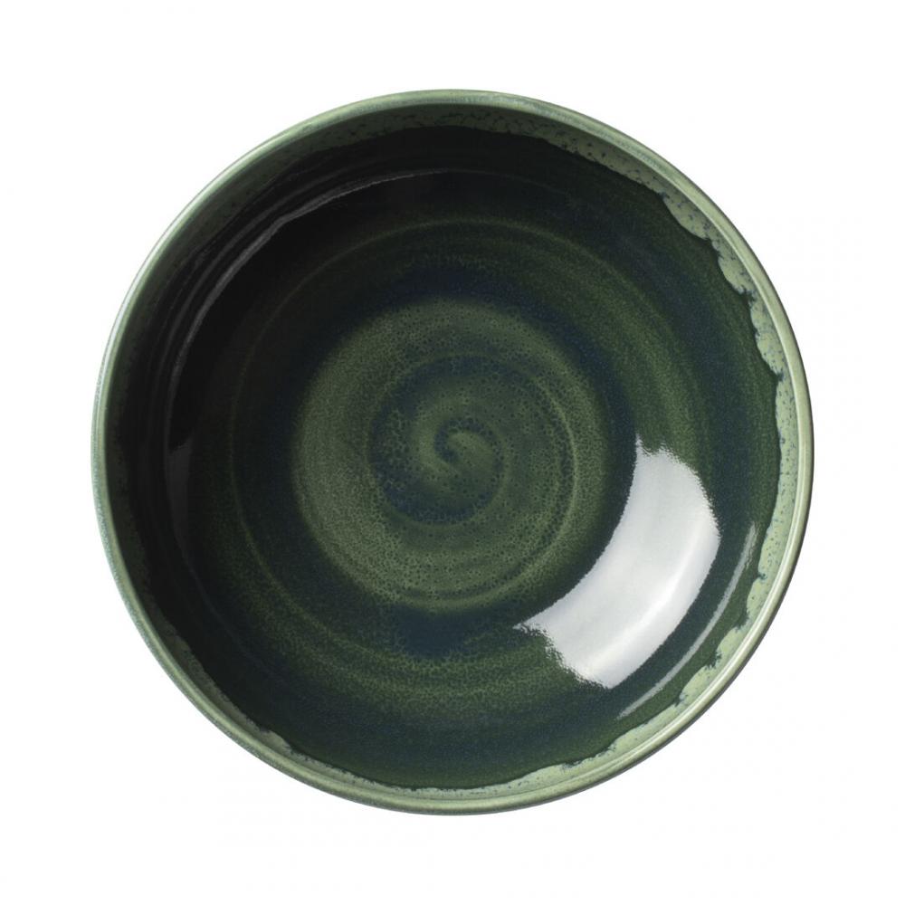 Aurora Vesuvius Burnt Emerald Bowl 17.5cm 98cl (7 34 1/2oz) - 17830484 (Pack of 12)