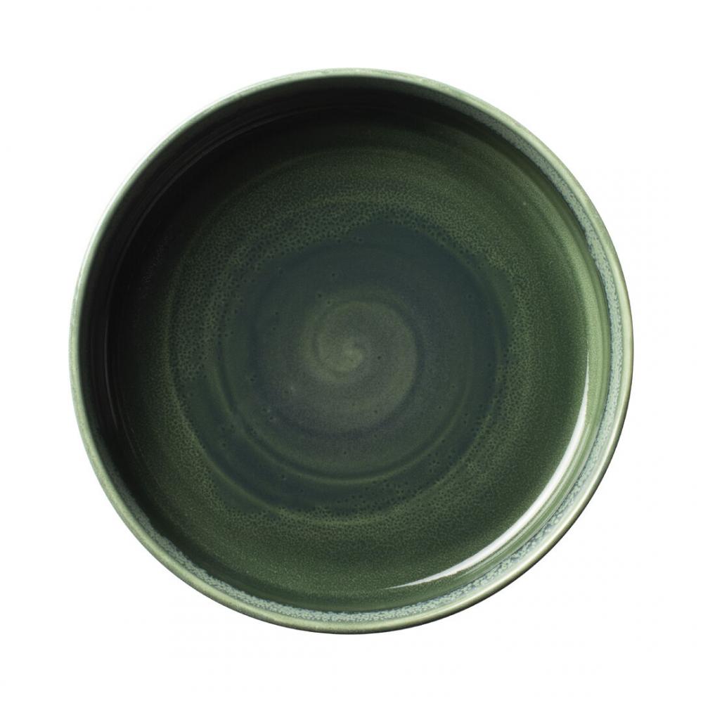 Aurora Vesuvius Burnt Emerald Round Stacking Tray 20.25cm (8) - 17830559 (Pack of 12)