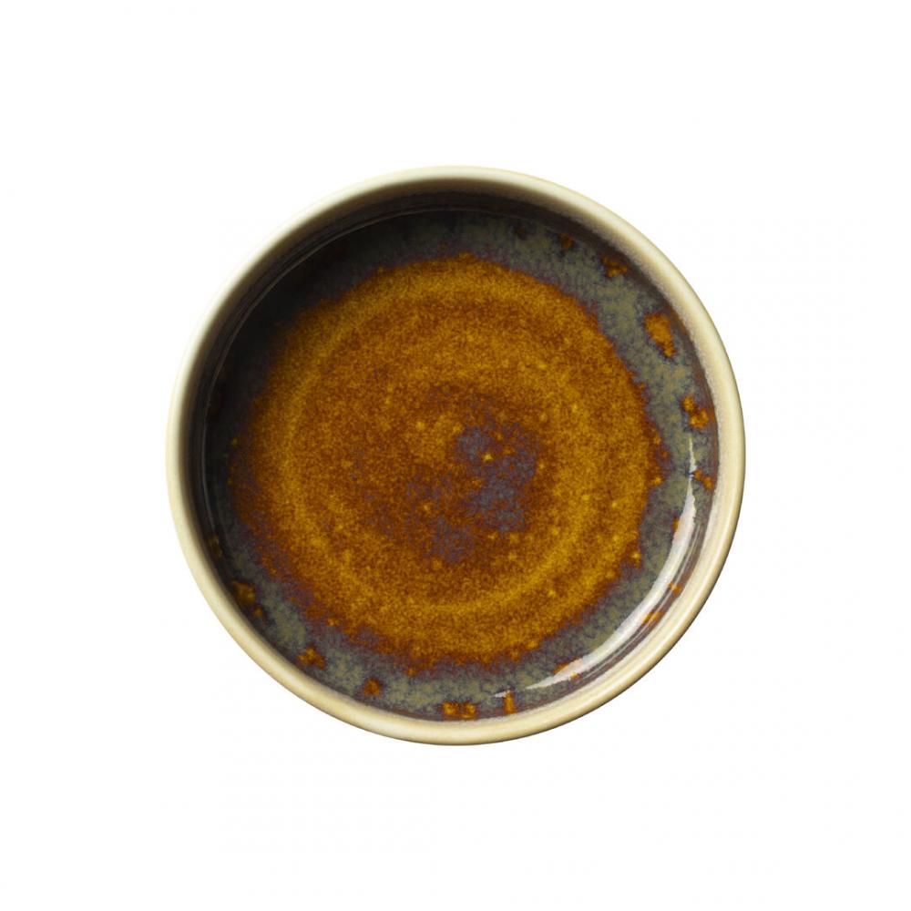 Aurora Vesuvius Amber Round Stacking Tray 16.5cm (6 1/2) - 17840560 (Pack of 12)
