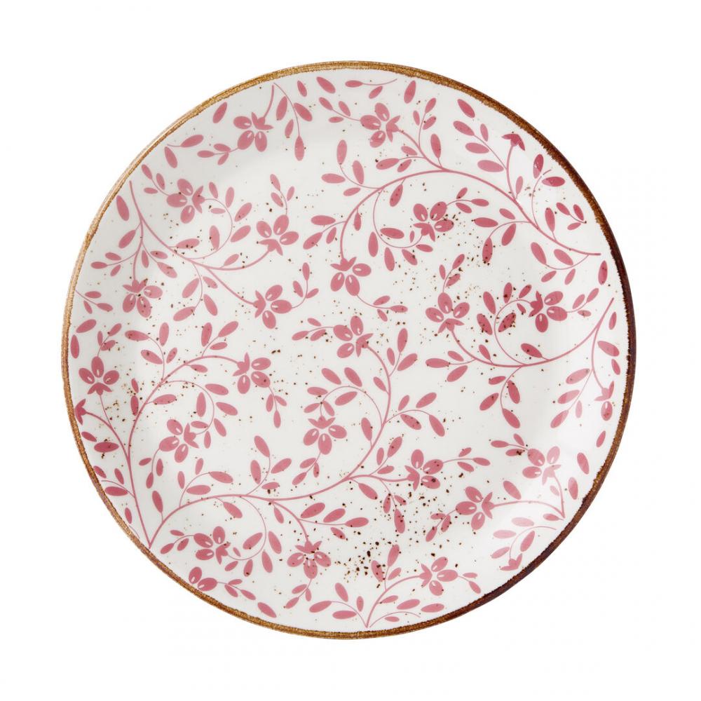 Flora Pink Coupe Plate 25.25cm (10) - 18010566 (Pack of 12)