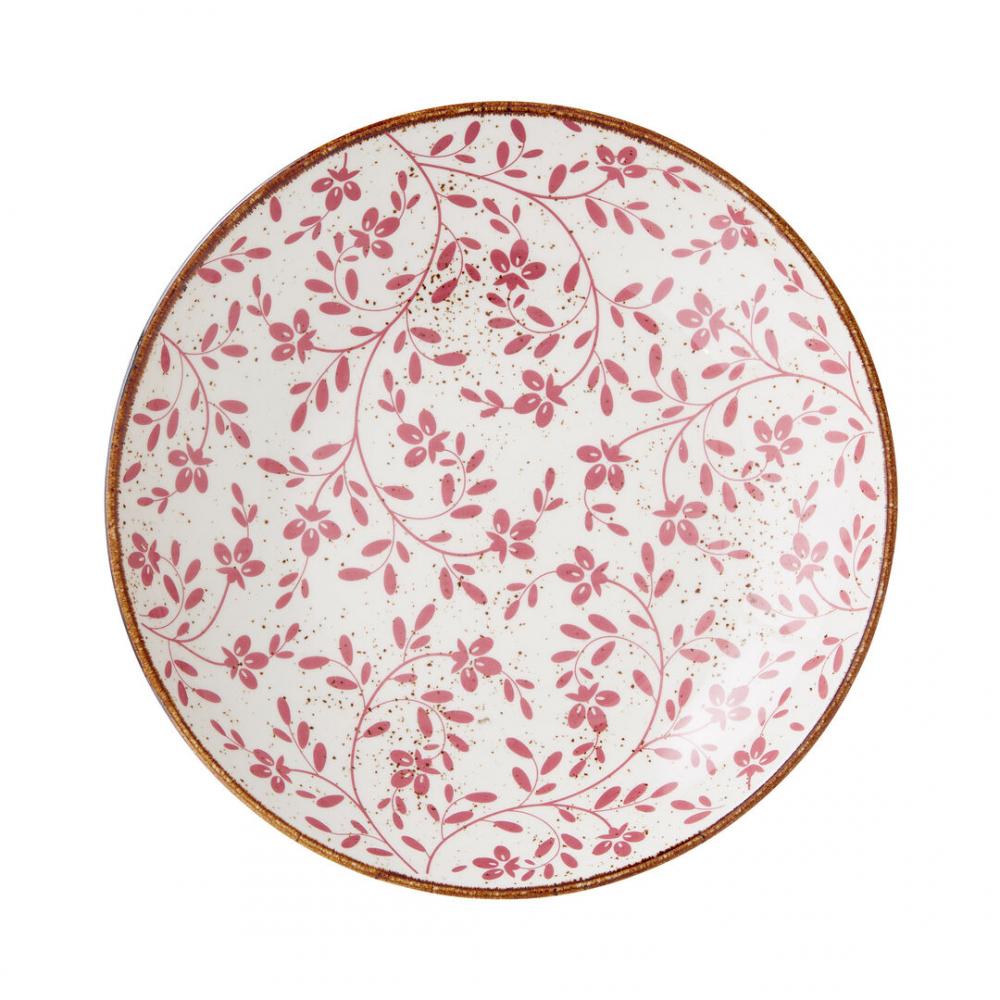 Flora Pink Coupe Bowl 25.5cm 120.25cl (10 42 2/7oz) - 18010569 (Pack of 12)