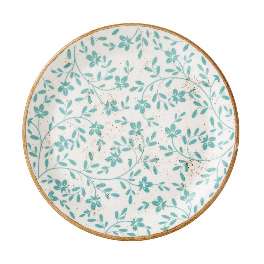 Flora Aqua Coupe Plate 25.25cm (10) - 18020566 (Pack of 12)
