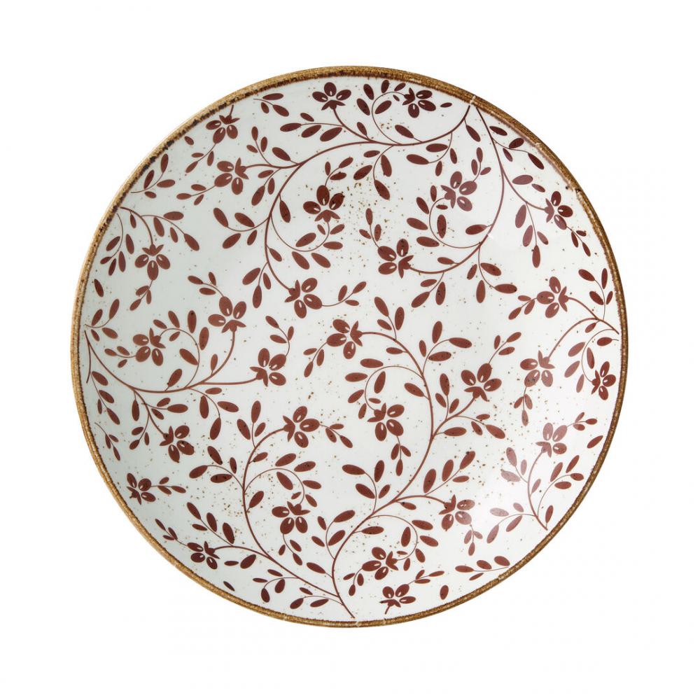 Flora Brown Coupe Bowl 25.5cm 120.25cl (10 42 2/7oz) - 18030569 (Pack of 12)