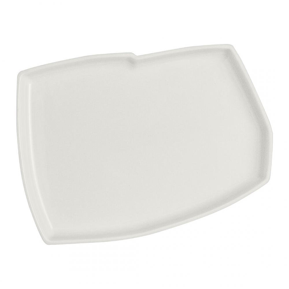 RO White Album Geometric Tray 15 x 10.8 x 1.5cm (5 7/8 x 4 1/4 x 5/8) - 51109ST3261 (Pack of 12)