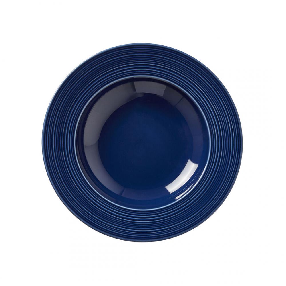 Concorde Midnight Blue Rim Soup Plate 24cm 31cl (9 1/2 11oz) - 6359MP323 (Pack of 12)