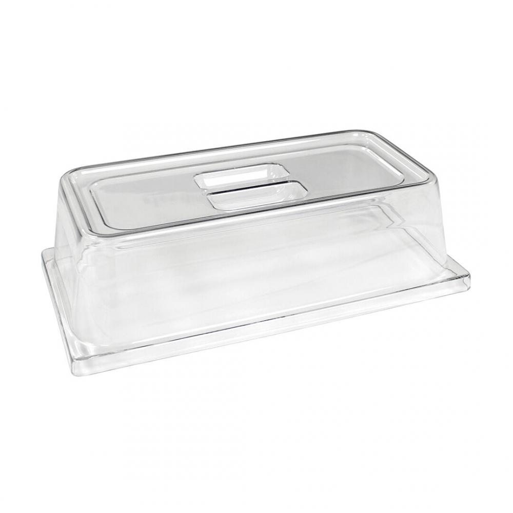 Polycarbonate Gastronorm Covers GN 1/3 33.1 x 18.2 x 9.1cm (13 x 7 1/6 x 3 1/2) - 6470ML12 (Pack of 3)
