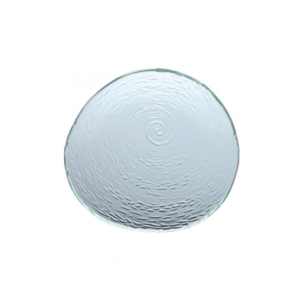 Scape Glass Clear Round Platter 25cm (9 5/6) - 6512G379 (Pack of 12)