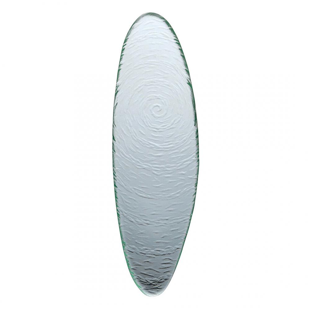 Scape Glass Clear Oval Platter 40cm (15 3/4) - 6512G381 (Pack of 6)