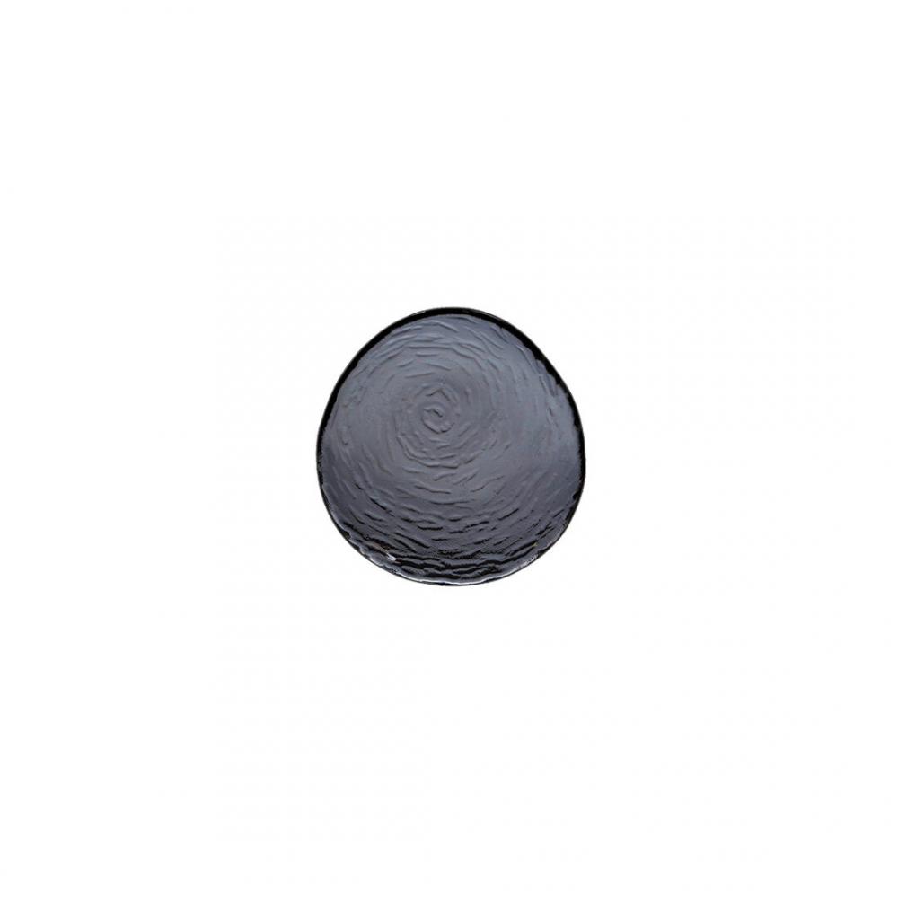 Scape Glass Smoked Round Platter 14cm (5 1/2) - 6513G378 (Pack of 12)