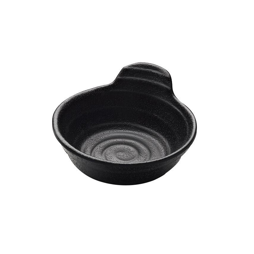 Zen Black Sauce Bowl 11.5 x 5.7cm 18cl (4 1/2 x 2 1/4 6 1/4oz) - 6834EL090 (Pack of 6)