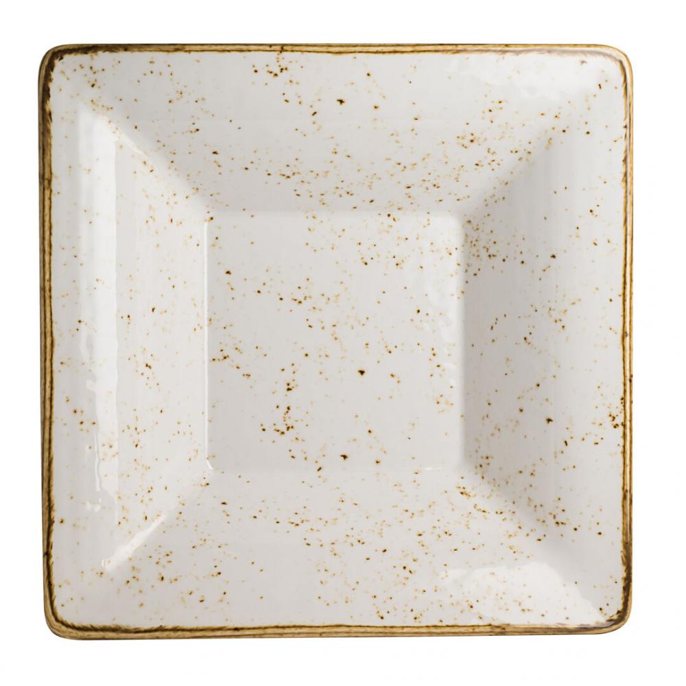 Craft White Square Pebble Bowl 38.1 x 8.3cm 4.7ltr (15 x 3 1/4 5qts) - 68A632EL866 (Pack of 3)
