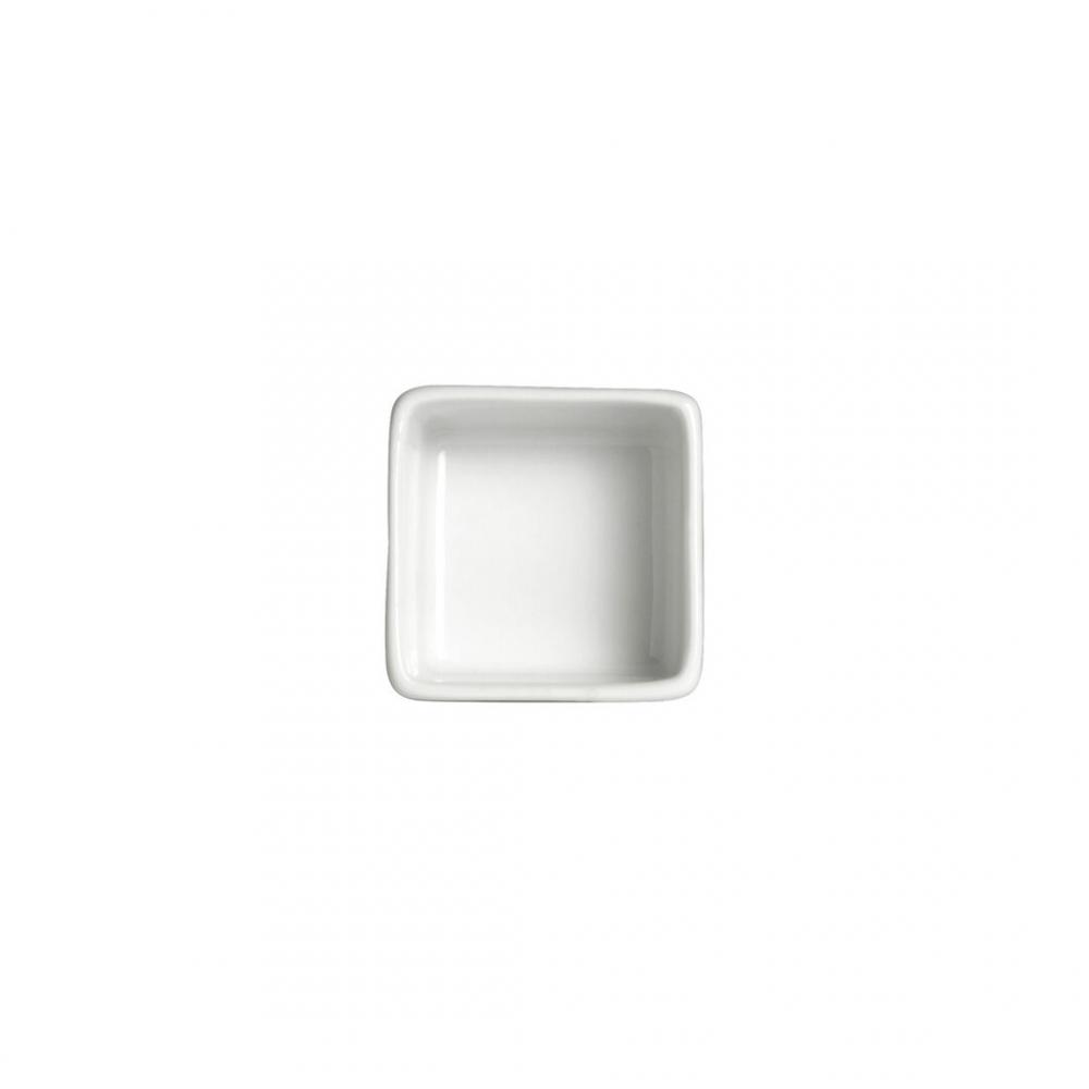 Cafe Porcelain Square Ramekin 5.7 x 3.2cm 7cl (2 1/4 x 1 1/4 2 1/2oz) - 6900E422 (Pack of 36)