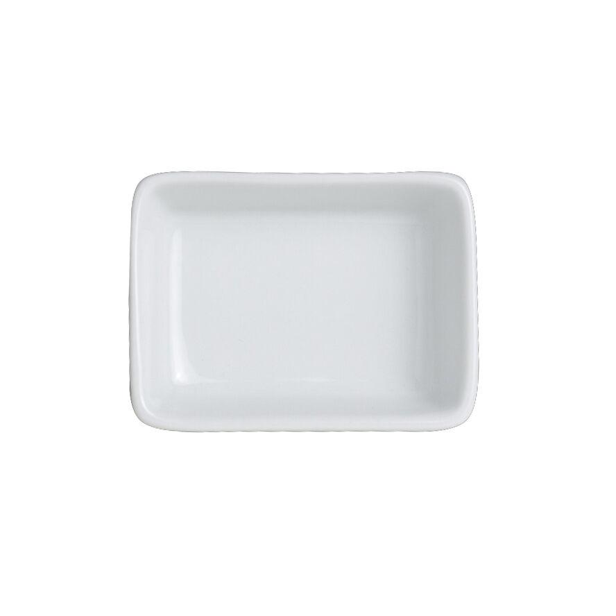 Cafe Porcelain Rectangle Tray 8.25 x 6.1cm (3 1/4 x 2 3/8) - 6900E596 (Pack of 36)