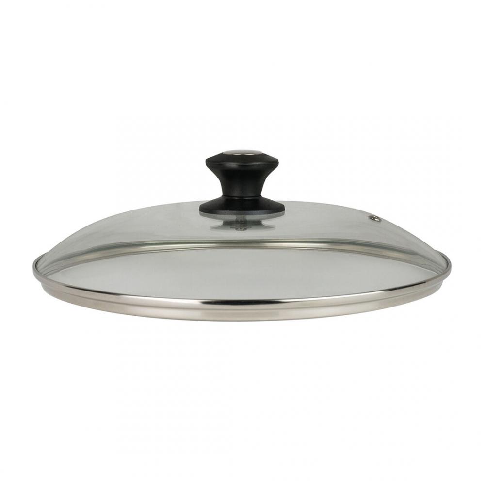 Folio Cookware Tempered Glass Lid with Silicone Rim & Knob 27.9cm (11) Fits QU003 QU004 - 6975QU002