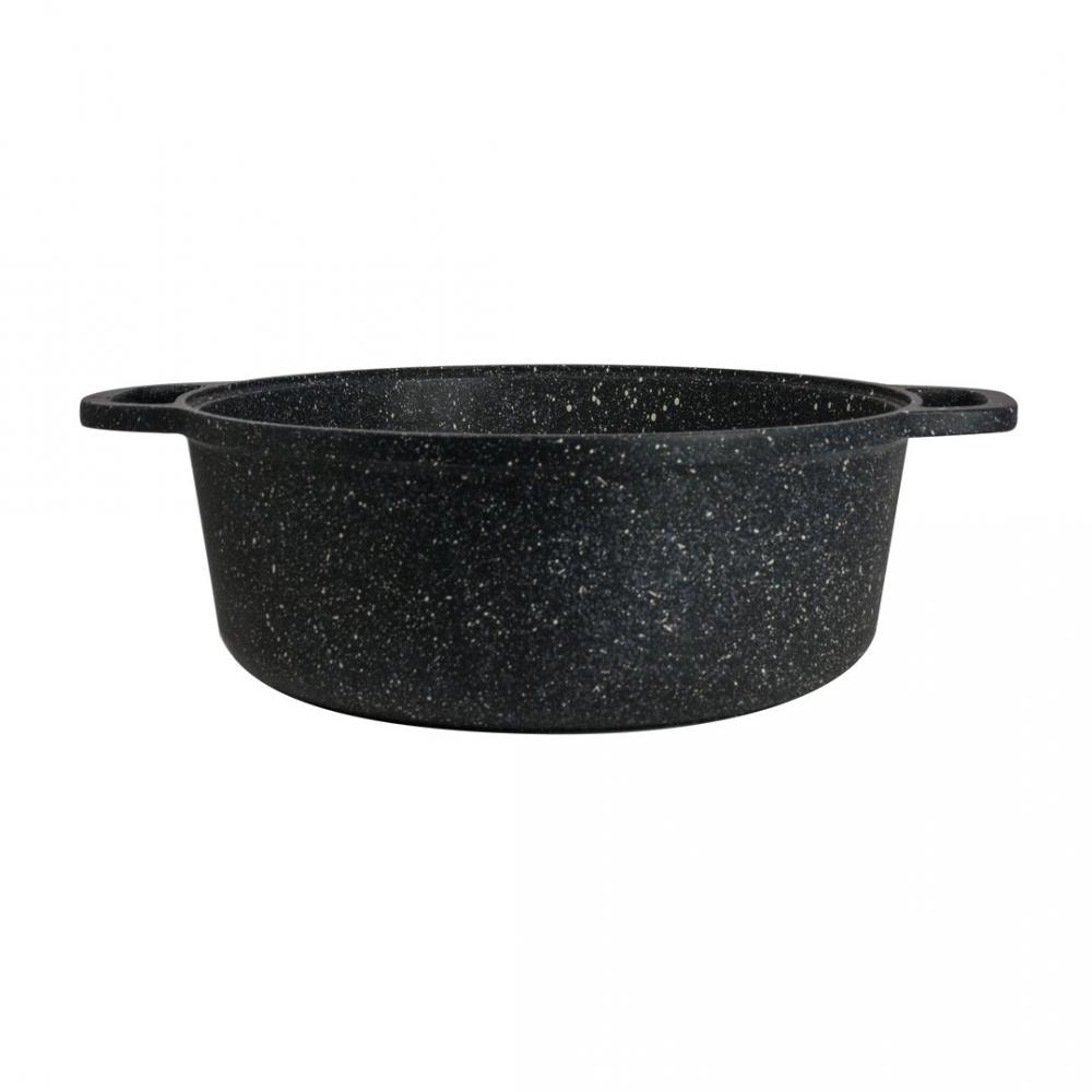 Folio Black Induction Buffet Pot & Lid 37.5 x 28 x 11.4cm 561.cl (14 3/4 x 11 3/4 x 4 1/2 190oz) - 6976QU003