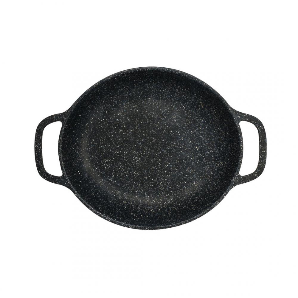 Folio Black Oval Handled Casserole 32.4 x 22.9 x 5.4cm 165.6cl (12 3/4 x 9 x 2 1/8 56oz) - 6976QU011 (Pack of 2)