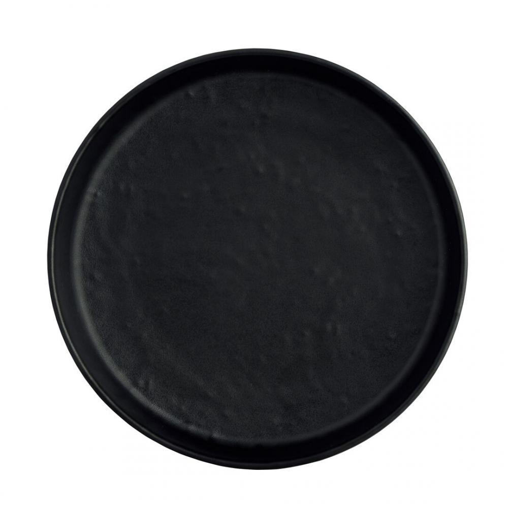 Cali Black Round Plate 16.4cm (6 1/2) - 7181TM505 (Pack of 12)