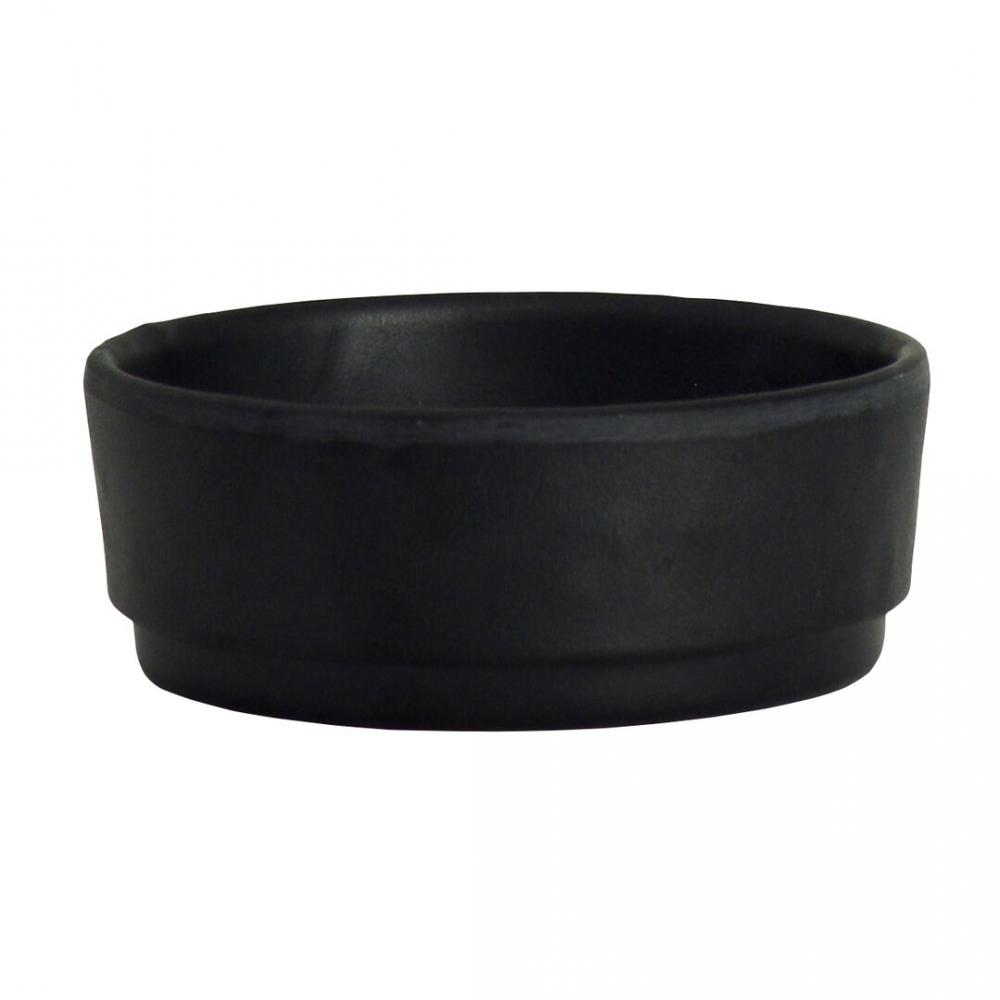 Cali Black Round Ramekin 7.3cm 5.9cl (2 7/8 2oz) - 7181TM511 (Pack of 24)