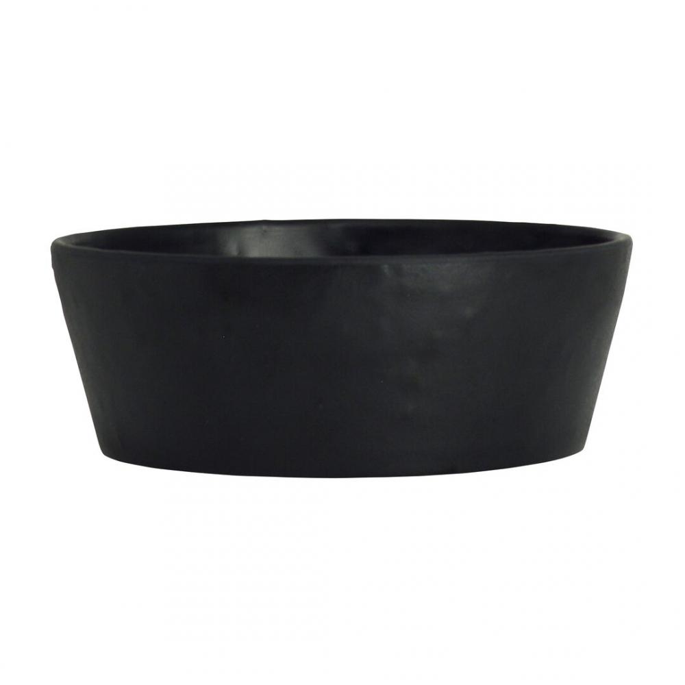 Cali Black Round Bowl 12.7 x 4.8cm 27cl (5 x 1 7/8 9 1/2oz) - 7181TM516 (Pack of 12)