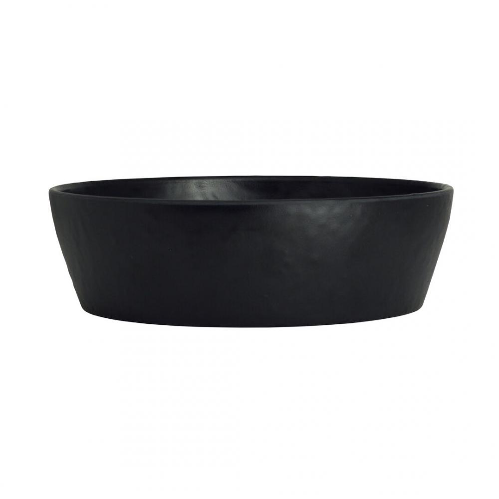 Cali Black Round Bowl 17.9 x 5.5cm 46.8cl (7 x 2 1/6 16 1/2oz) - 7181TM517 (Pack of 12)