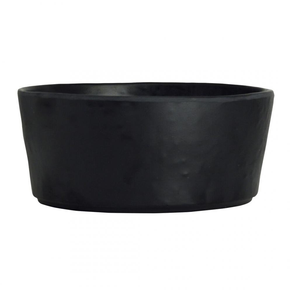 Cali Black Round Bowl 14 x 6.3cm 49.7cl (5 1/2 x 2 1/2 17 1/2oz) - 7181TM518 (Pack of 12)