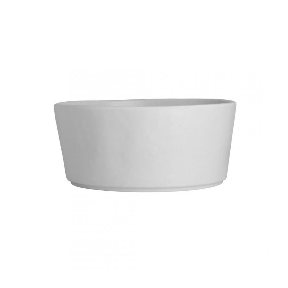 Cali White Round Bowl 14 x 6.3cm 49.7cl (5 1/2 x 2 1/2 17 1/2oz) - 7182TM518 (Pack of 12)