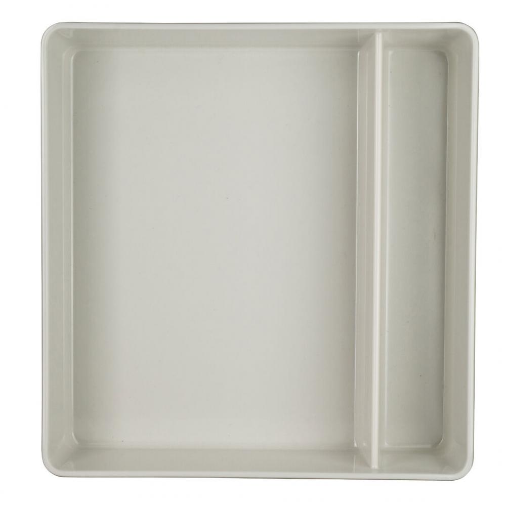 Nu Bento Grey and White Box 26.6 x 25.4 x 7.0cm (10 1/2 x 10 x 2 3/4) - 7193TM100 (Pack of 6)