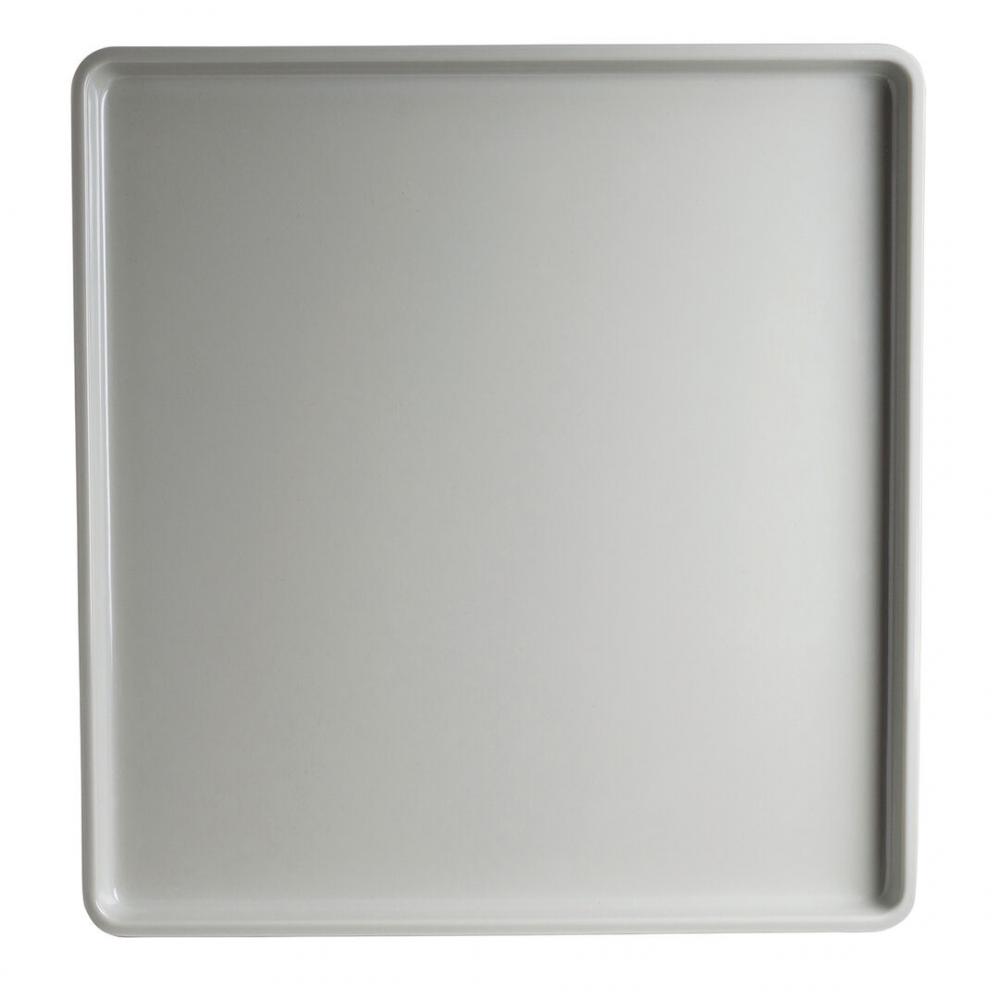 Nu Bento Grey Lid 26.6 x 25.4 x 2.2cm (10 1/2 x 10 x 7/8) - 7193TM102 (Pack of 12)