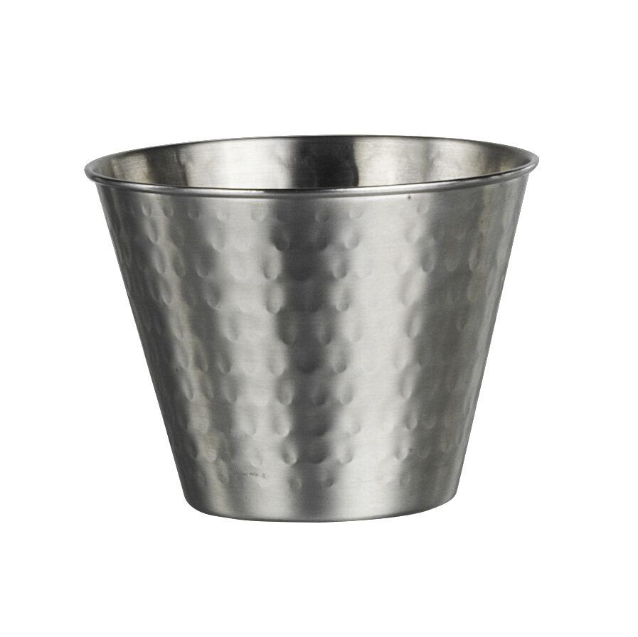 Metal Hammered Fry Cup 10.2 x 7.3cm 35.5cl (4 x 2 7/8 12oz) - 7600CV018A (Pack of 48)