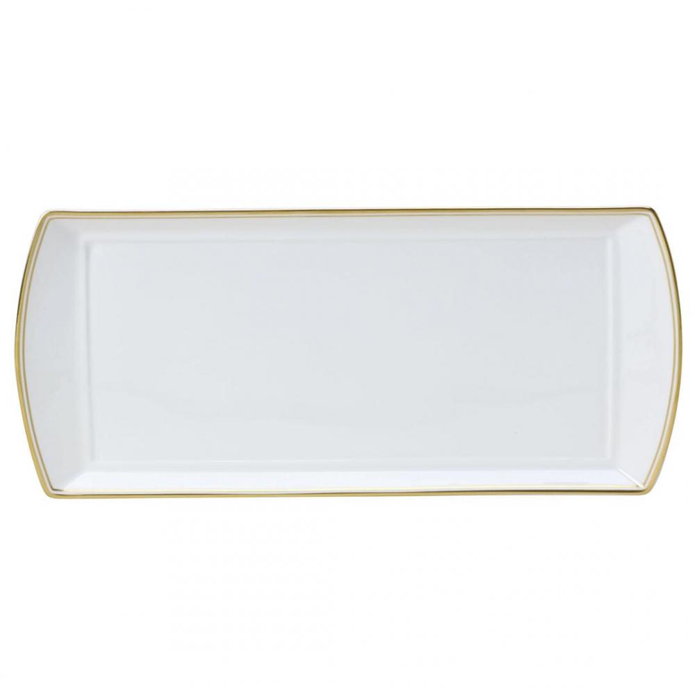 Burnished Gold Classic Large Rectangle Tray 34 x 15cm (13 1/2 x 6) - 82107AND0136 (Pack of 12)