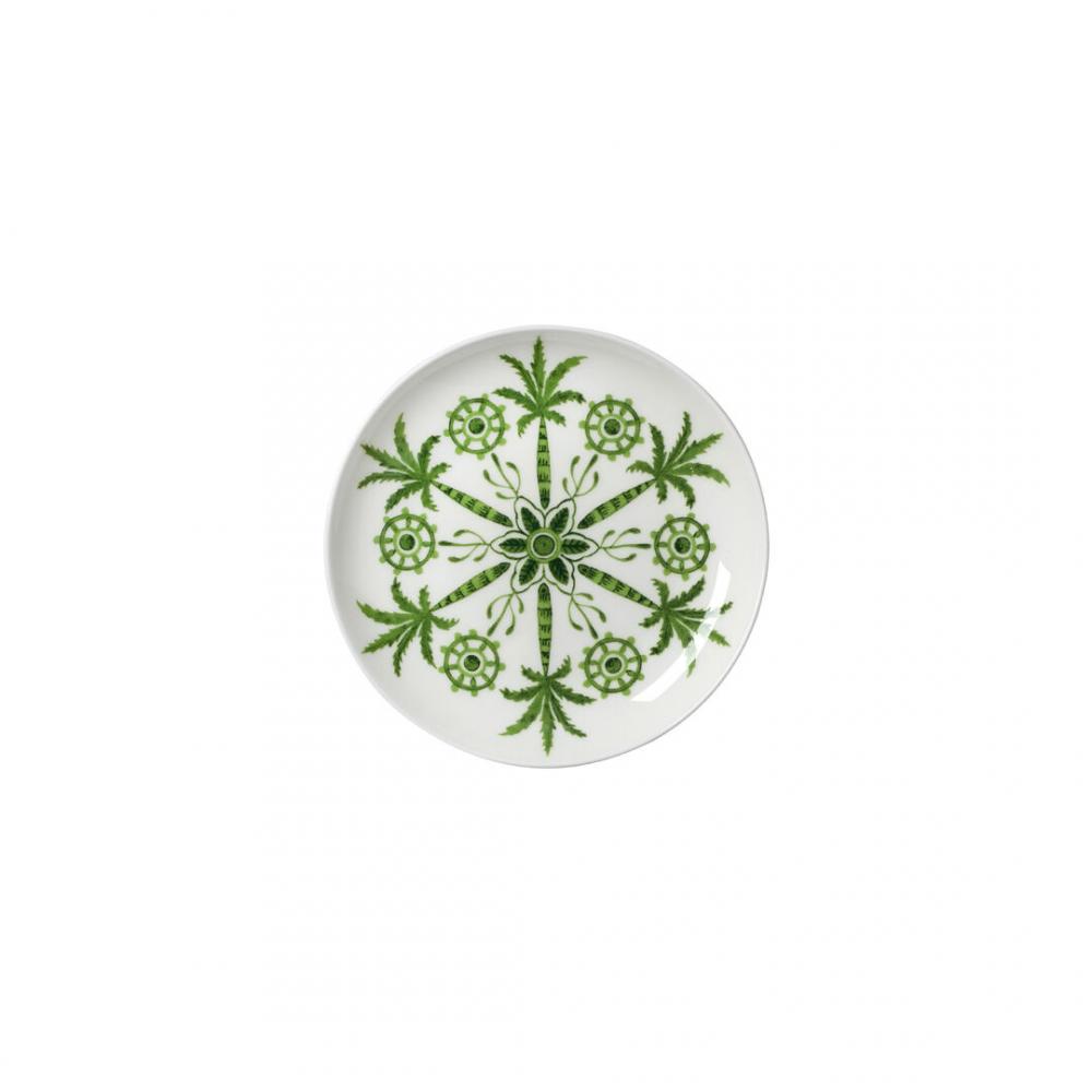 Sultan's Garden Green Coupe Butter Dish 11cm (4 1/2) - 82112AND0295 (Pack of 24)