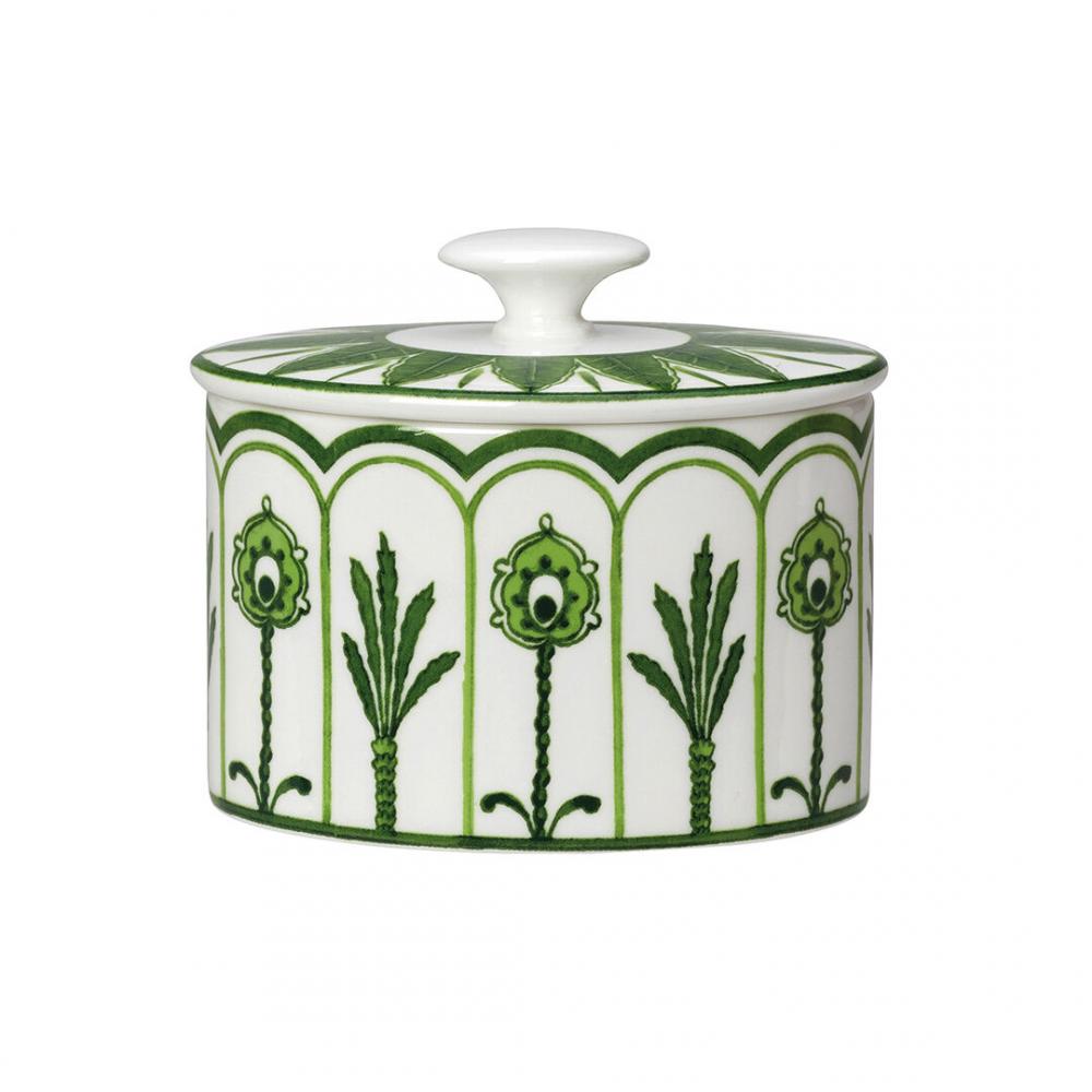 Sultan's Garden Green Coupe Oval Sugar 9cm 22.5cl (3 1/2 8oz) No Lid - 82112AND0335 (Pack of 12)