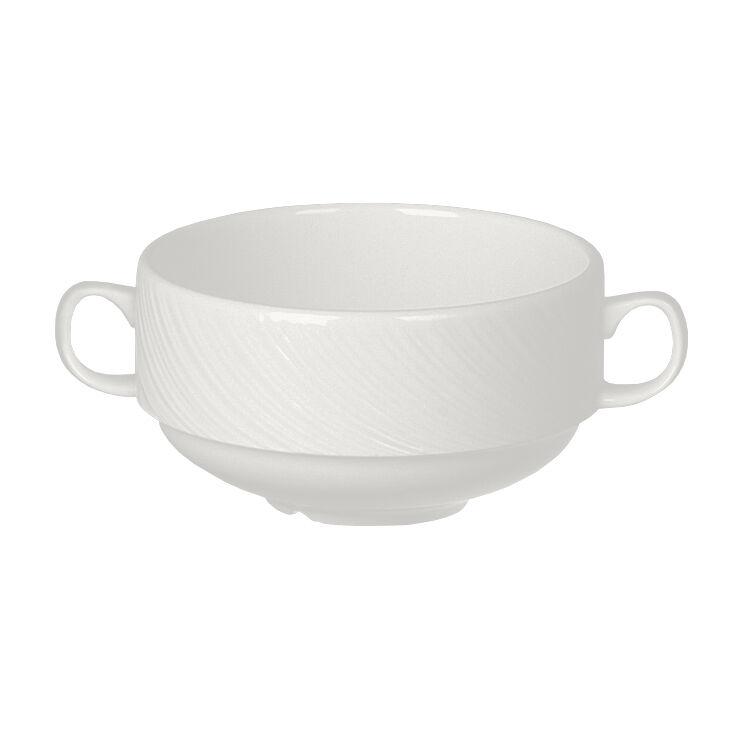 Spyro Handled Stacking Soup Cup 28.5cl (10oz) - 9032C735 (Pack of 36)
