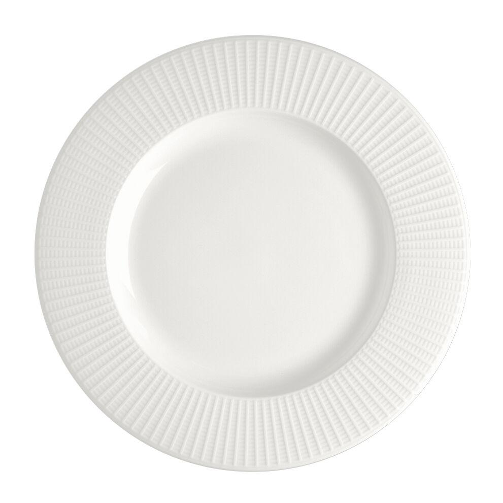 Willow Mid Rim Plate 25.5cm (10) - 9117C1182 (Pack of 24)
