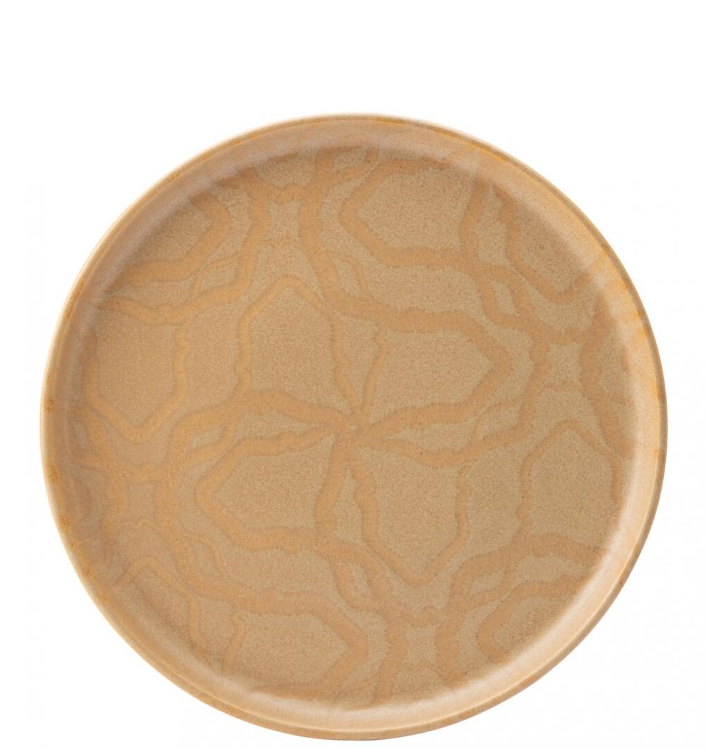 Maze Flax Walled Plate 12 (30cm) - DW0364-000000-B01006 (Pack of 6)